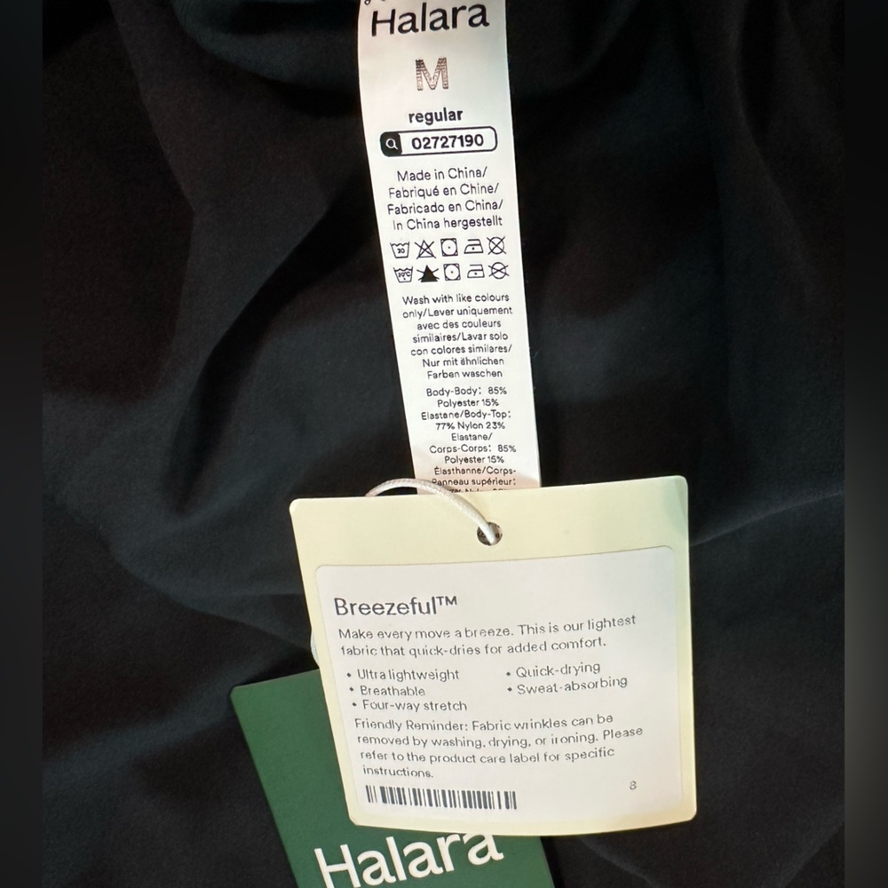 NWT Halara breezful Elegant Black Women's Skirt - Picture 4 of 4